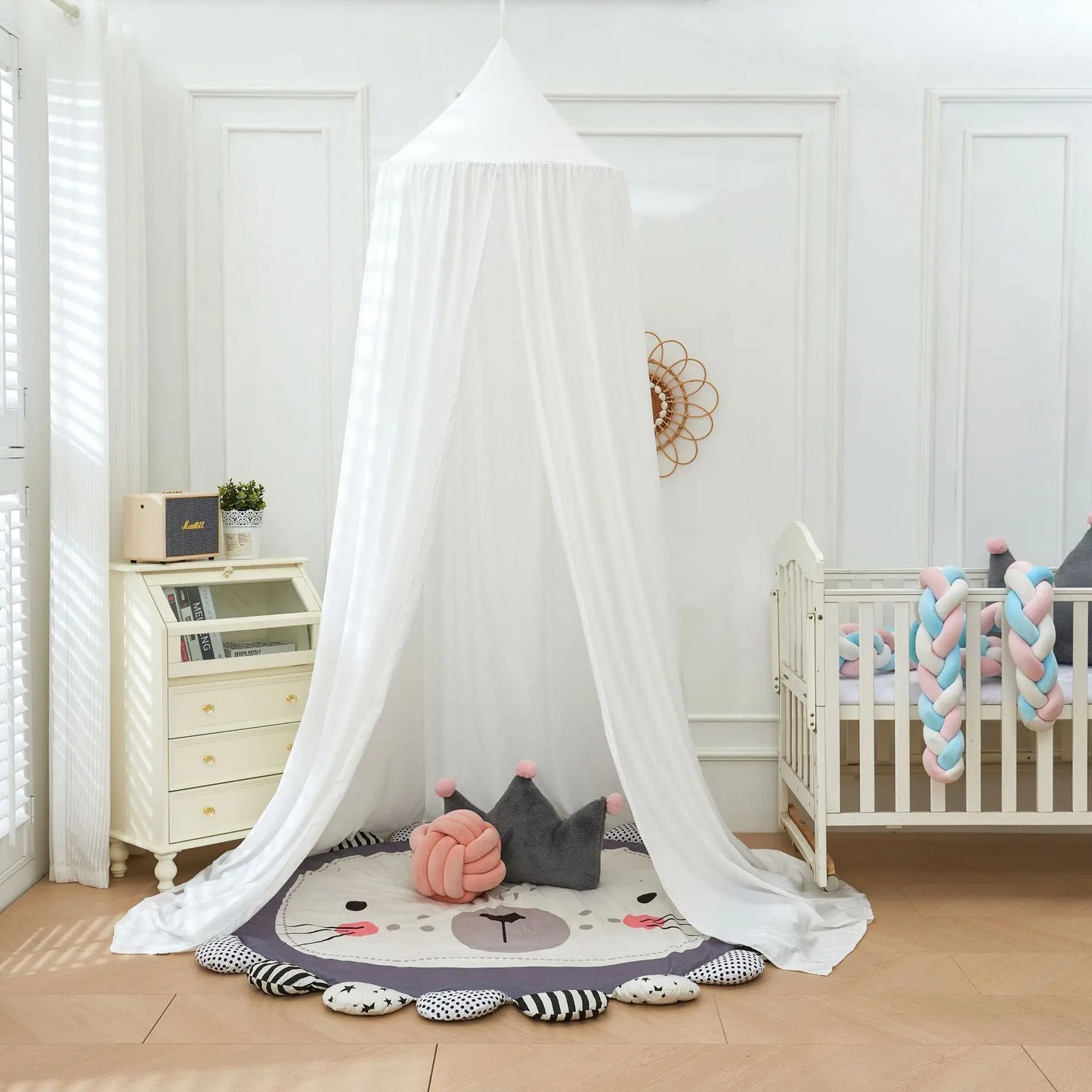 Kids Hanging Bed Canopy Baby Mosquito Net for Crib Dome Curtain Baby Mosquito Net Play Tent Children Room Decoration