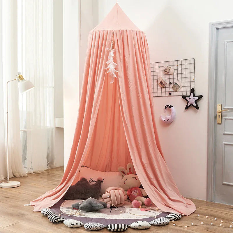 Kids Hanging Bed Canopy Baby Mosquito Net for Crib Dome Curtain Baby Mosquito Net Play Tent Children Room Decoration