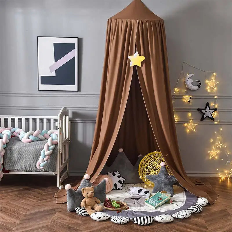 Kids Hanging Bed Canopy Baby Mosquito Net for Crib Dome Curtain Baby Mosquito Net Play Tent Children Room Decoration