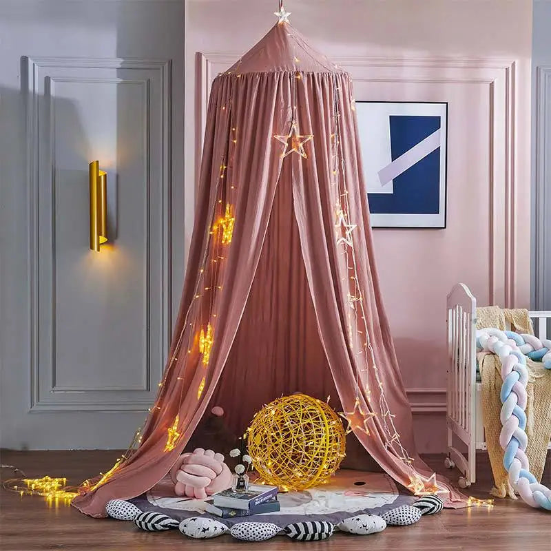 Kids Hanging Bed Canopy Baby Mosquito Net for Crib Dome Curtain Baby Mosquito Net Play Tent Children Room Decoration